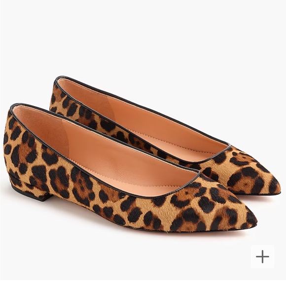 J. Crew Leopard Print Flats - Picture 1 of 4